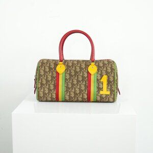 Christian Dior Monogram Rasta Boston Handbag